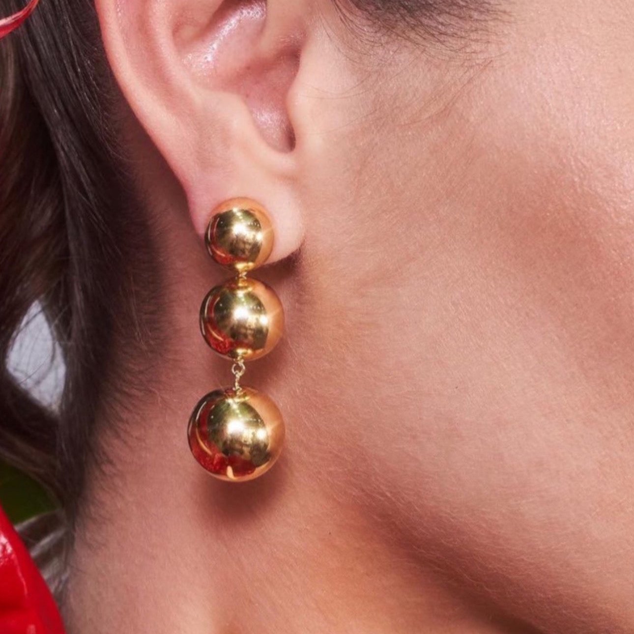 2-in-1 Modular 3 balls Earrings